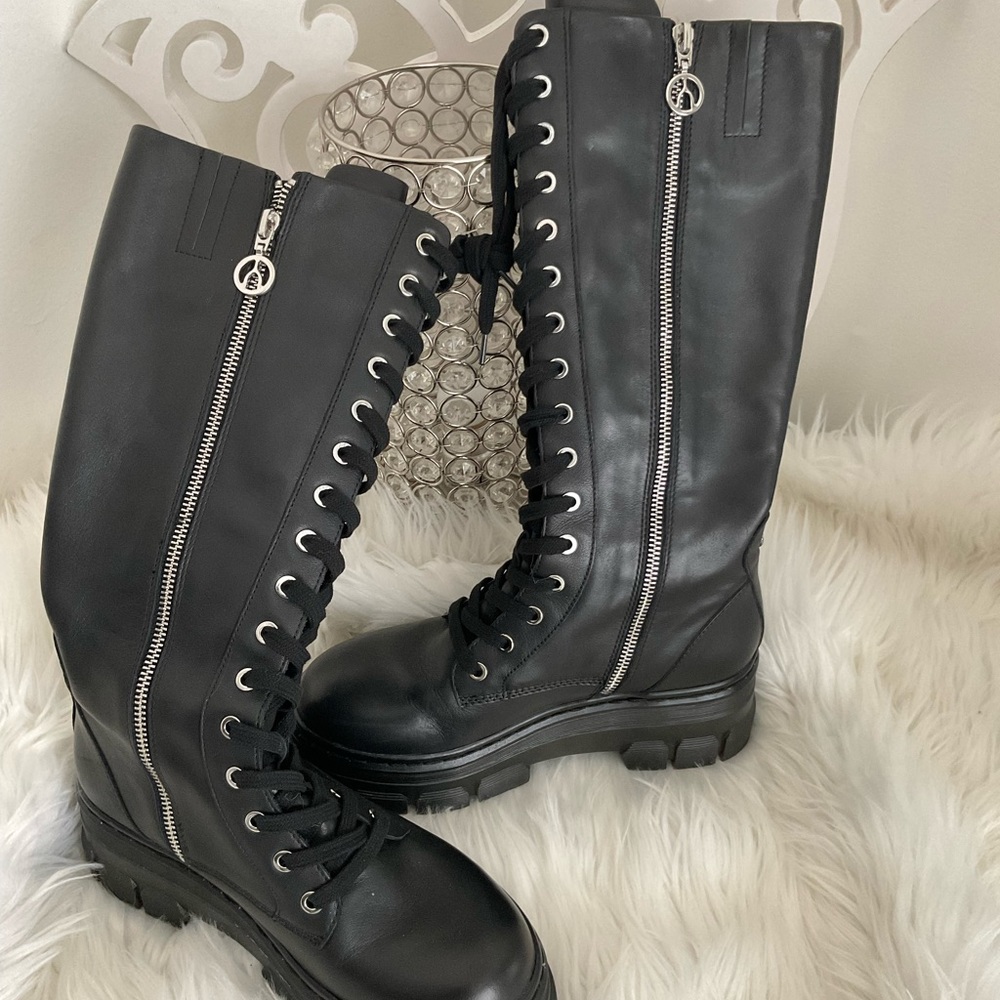 Wishbone leather boots - Picture 6 of 16